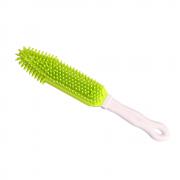 Peroom Pet Fur Removal Brush for Furniture, Rubber Lint Brush for Couch and Clothes or Grooming and Lint/Hair Removal, Easy Cleaning and Drying (Green)